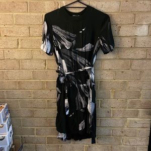 All Saints Floral T-Shirt Dress